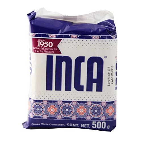 Inca Manteca Vegetal Vegetable Lard Butter 17.6 Oz