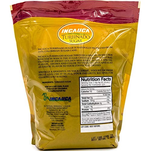 Incauca Sugar Turbinado, 32 oz, 1.0 Count
