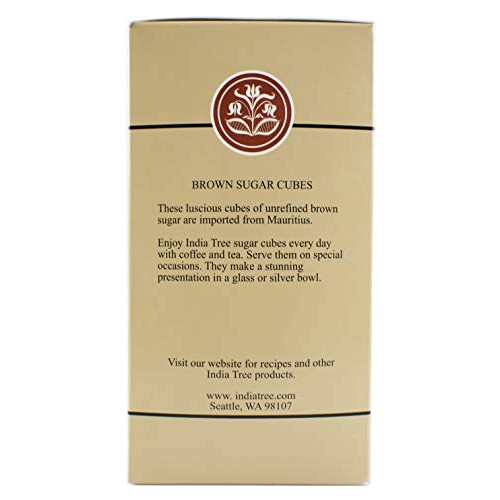 India Tree Brown European-Style Sugar Cubes, 2.2 Pound