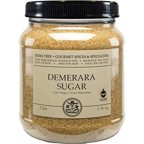 India Tree Demerara Sugar, 3 Lb Pack Of 2