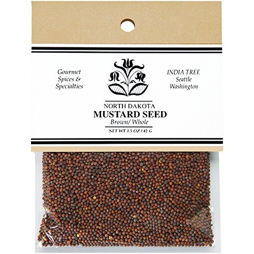 India Tree Mustard Brown, 1.5-Ounce Pack of 6