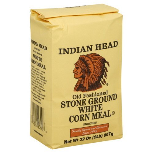 Indian Head Corn Meal Old Fashioned Stone Ground White 2 Lbs 2