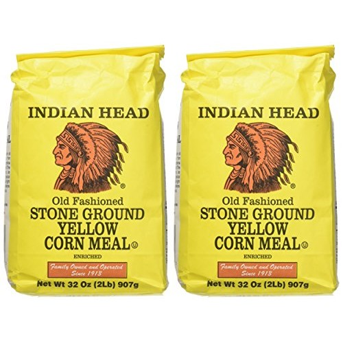 Indian Head Old Fashioned Stone Ground Yellow Corn Meal 2 Pack