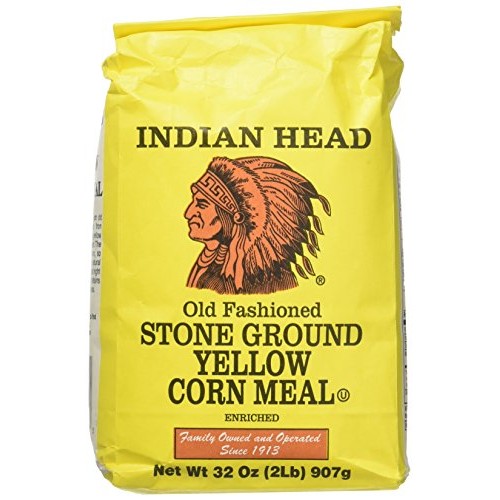 Indian Head Old Fashioned Stone Ground Yellow Corn Meal 2 Pack