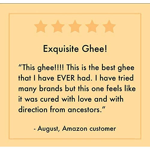 Chef Crafted Original Clarified Ghee Butter By Indian Milk &Amp; Hon