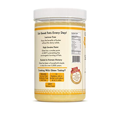 Chef Crafted Original Clarified Ghee Butter By Indian Milk &Amp; Hon