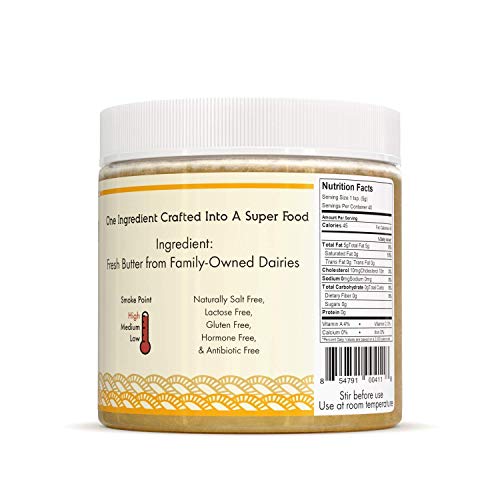 Indian Milk &Amp; Honey Co. Ghee Butter, No Gmos, Original Ghee, 1-P