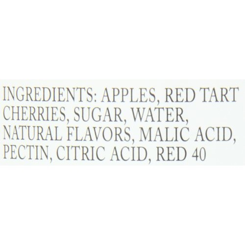 Indian Summer Chunky Cherry Applesauce, 23 Ounce Pack Of 6