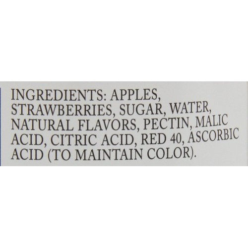 Indian Summer Chunky Apple Sauce, Strawberry, 23 Ounce Pack Of 6