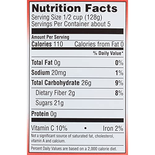 Indian Summer Chunky Apple Sauce, Strawberry, 23 Ounce Pack Of 6