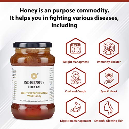 Indigenous Honey Raw Organic Honey| Unprocessed, Unfiltered, Unp