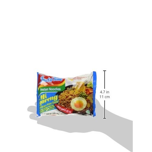 Indo Mie Mi Goreng Fried Noodles, Barbeque Chicken, 3 Ounce Pac...