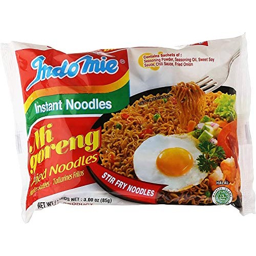 Indo Mie Mi Goreng Hot n Spicy & Original Instant Fried Noodles ...