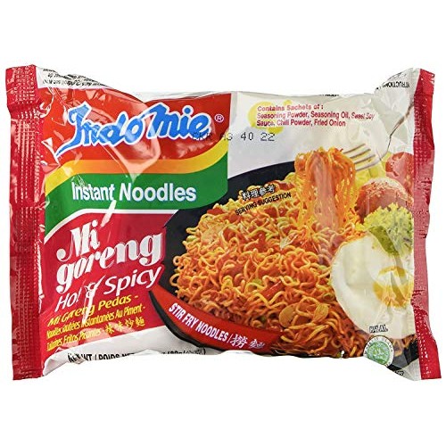 Indo Mie Mi Goreng Hot n Spicy & Original Instant Fried Noodles ...