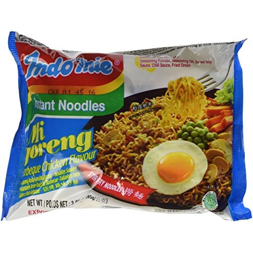 Indomie Instant Fried Noodles Bbq Chicken Flavor For 1 Case 30