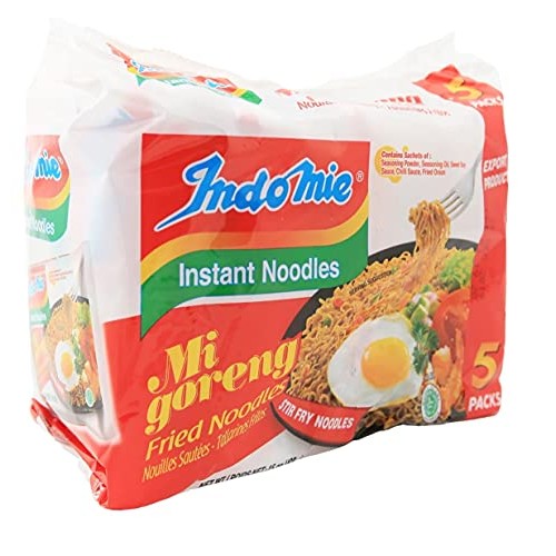 Indomie Mi Goreng Instant Stir Fry Noodles, Halal Certified, Hot...
