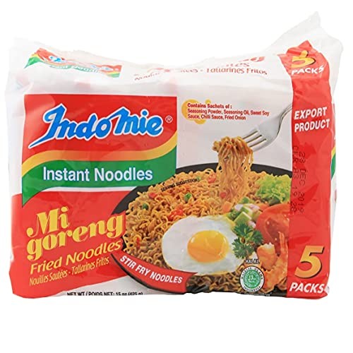 Indomie Mi Goreng Instant Stir Fry Noodles, Halal Certified, Ori...