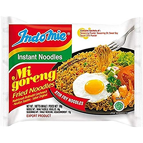 Indomie Mi Goreng Instant Stir Fry Noodles, Halal Certified, Ori...