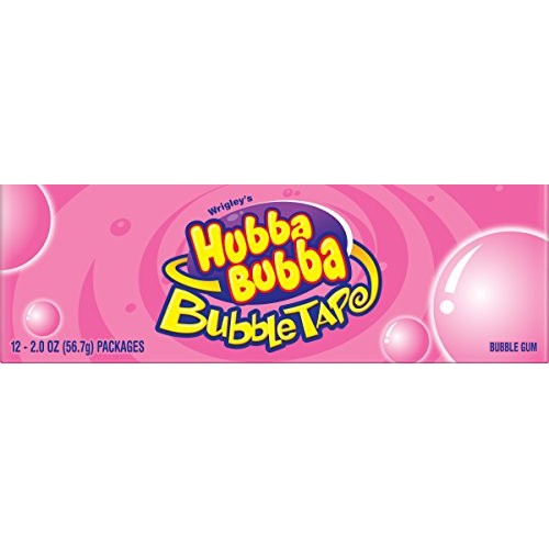 Hubba Bubba Bubble Gum Tape, Awesome Original, 6-Foot Tapes Pac