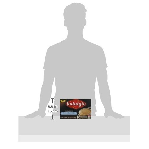 Indulgio Cappuccino, French Vanilla, 12-Count Single Serve Cup F