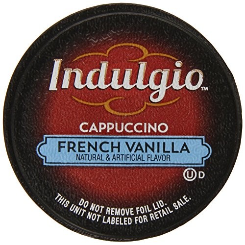 Indulgio Cappuccino, French Vanilla, 12-Count Single Serve Cup F