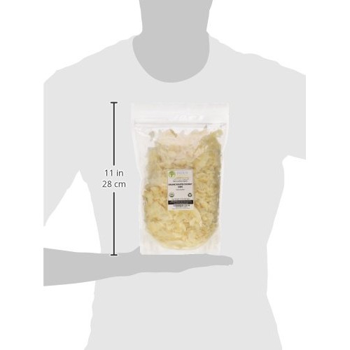 Indus Organics Dried Coconut Chips/Shreds, Roasted, 8 Oz Bag, Pr