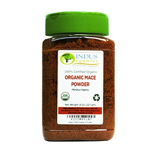 Indus Organics Mace Powder, 8 Oz Jar, Premium Grade, High Purity