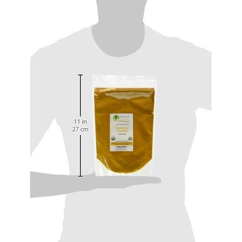 Indus Organics Turmeric Curcumin 1 Lb,Refill Bag, , Premium Gr