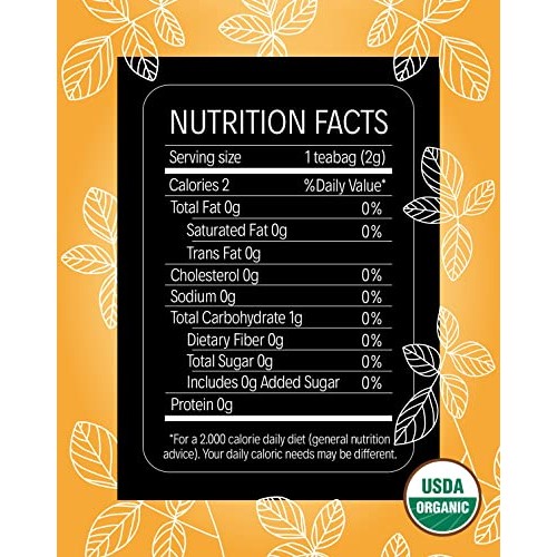 Infini Vita Turmeric Ginger Tea 30 Bags - Support Healthy Digest...