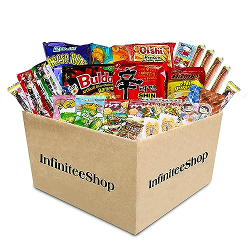 INFINITEESHOP Asian Mystery Snack Variety Pack - 25 Count Snack ...