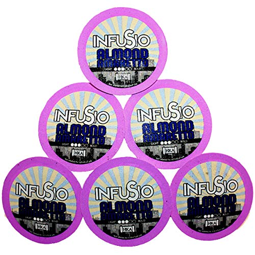 96 Count - Almond Amaretto Flavored Infusio Coffee, Single-Serve