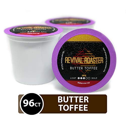 96 Count Butter Toffee - Single-Serve Flavored Cups For Keurig K