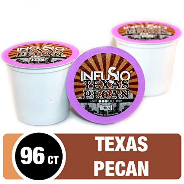 96 Count - Texas Pecan Flavored Infusio Coffee, Single-Serve Cup