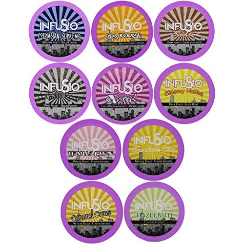 96 Count Variety 10 Amazing Blends, Single-Serve Cups For Keur