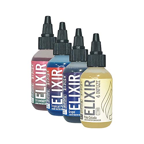 Infuze Elixir-Variety 4 Pack | Sugar Free Water Flavoring Drops