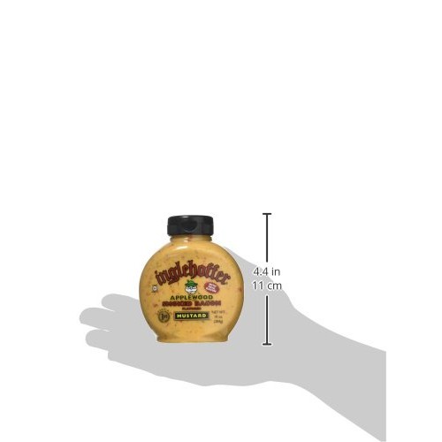 Inglehoffer Applewood Bacon Mustard, 10 Ounce Squeeze Bottle