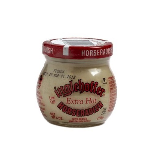 Inglehoffer Extra Hot Horseradish, 4 Ounce Jar