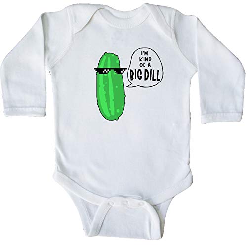 Inktastic Im Kind Of A Big Dill Pickle Long Sleeve Creeper Newb