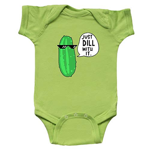 Inktastic Just Dill With It Chill Dill Pickle Infant Creeper 6 M