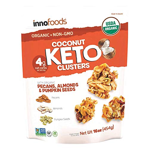 Coconut Keto Clusters With Organic Pecans, Almonds &Amp; Pumpkin Seeds