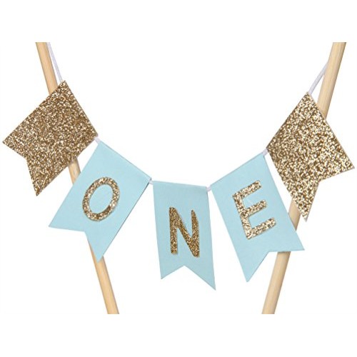 Innoru Handmade “One” Birthday Cake Topper - 1St First Birthday