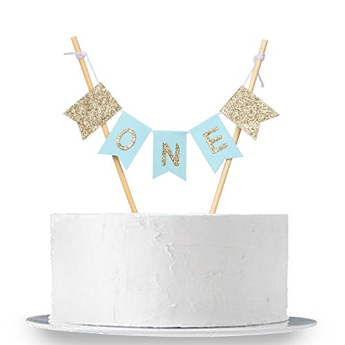 Innoru Handmade “One” Birthday Cake Topper - 1St First Birthday