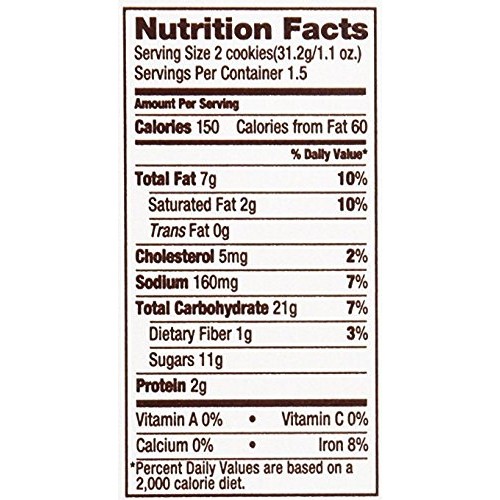 Lindens Chocolate Chip Chippers Cookies - 36 Individual 2 Oz Sn