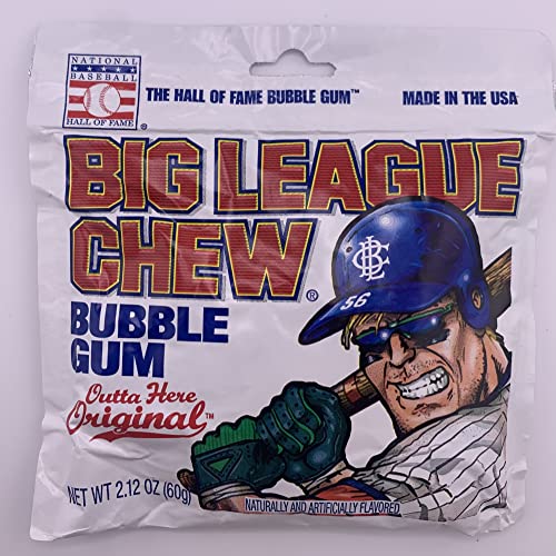 Big League Chew Bubble Gum Bulk Variety Pack, 5 Flavors- Origina...