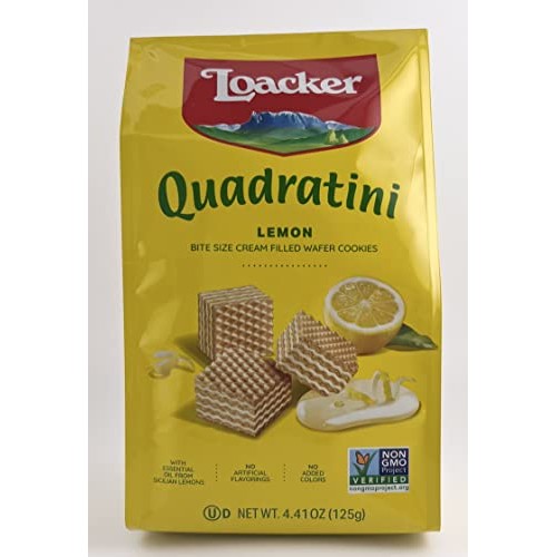 Loacker Quadratini Wafer Cookies Variety 5 Pack- Vanilla Wafers ...