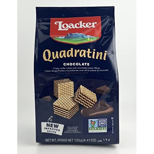 Loacker Quadratini Wafer Cookies Variety 5 Pack- Vanilla Wafers ...