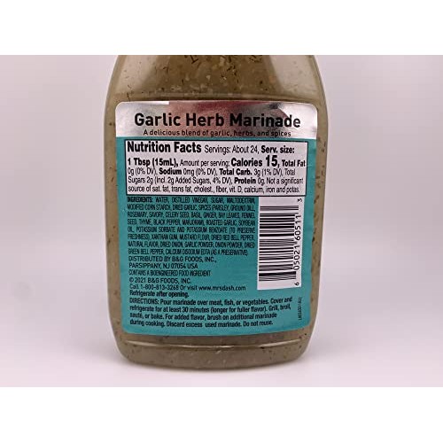 Mrs Dash Marinade, 3 Flavor Variety Pack of 12oz Bottles, Salt F...