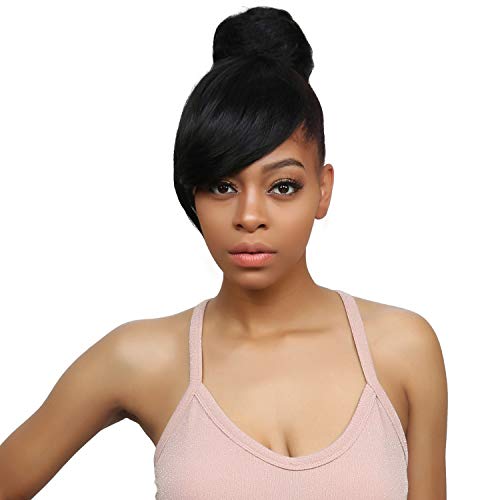 Instant Glitz Sweet Rolls Swoop Side Bang &Amp; Bun Coffee Roll M