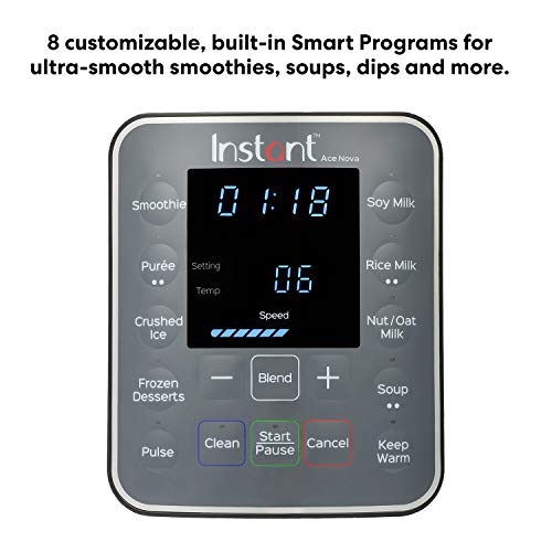 Instant Ace Nova Cooking Blender, Hot And Cold, 9 One Touch Prog