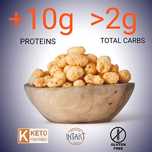 Intakt Crunchy Cheese Crisps Keto Snacks | 4 Pack | Spicy | 100%